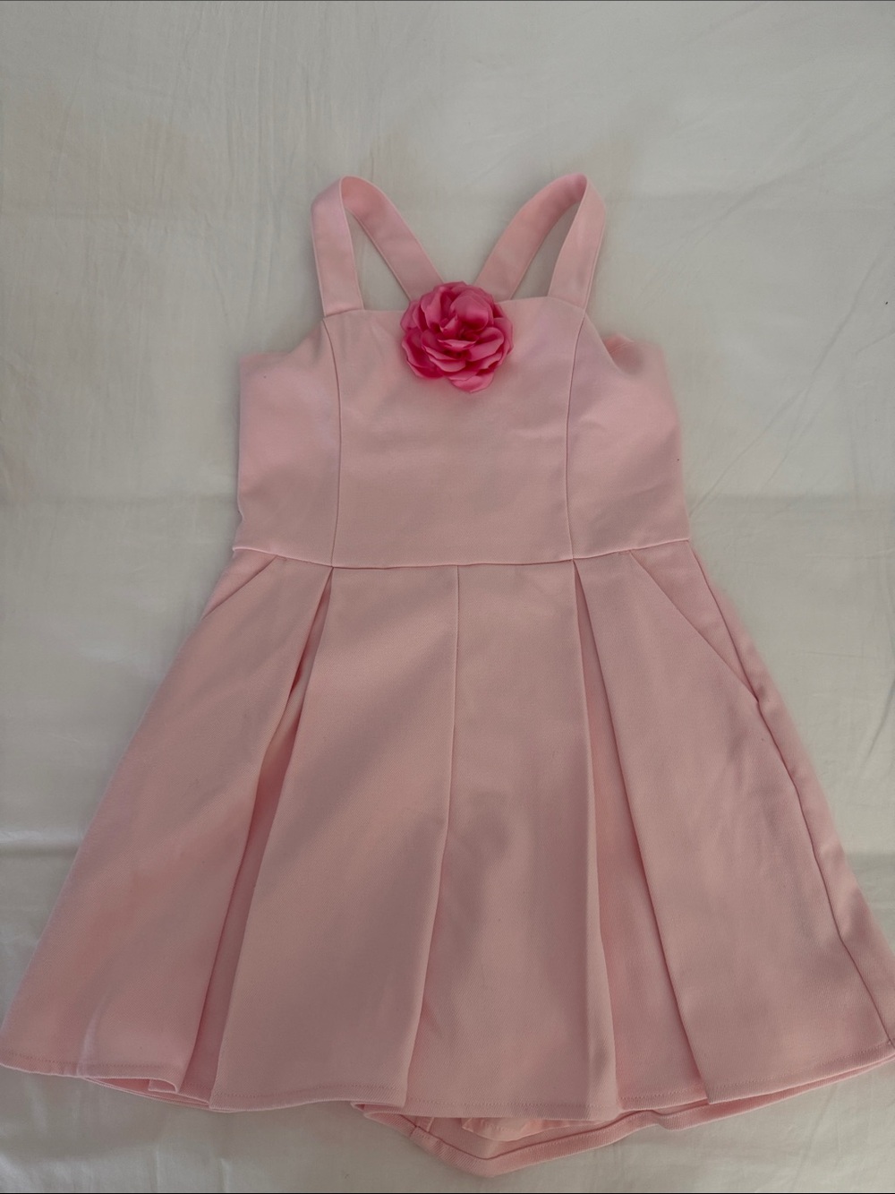 Janie and Jack Light Pink Romper